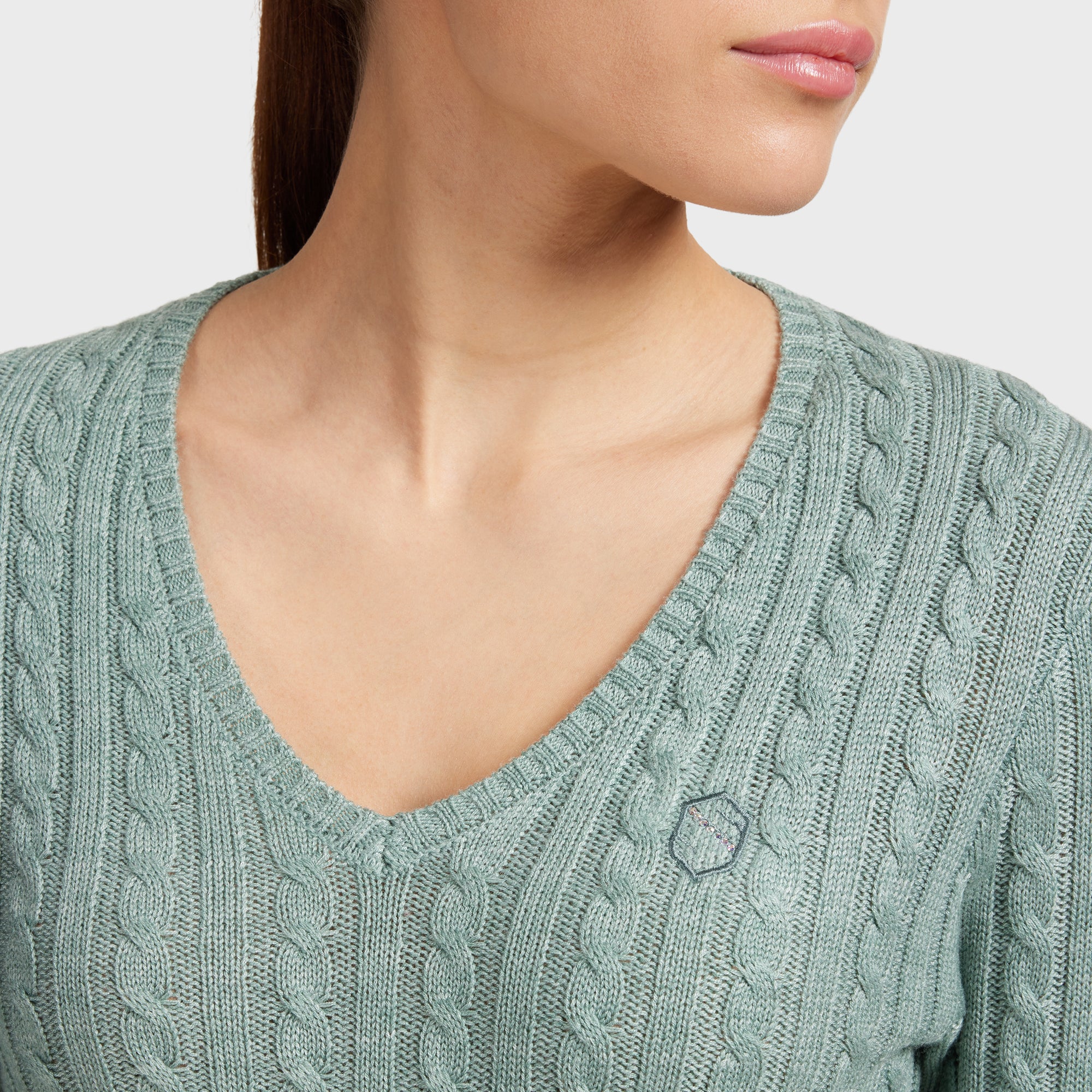 Samshield Lisa Twisted Sweater in Light Green