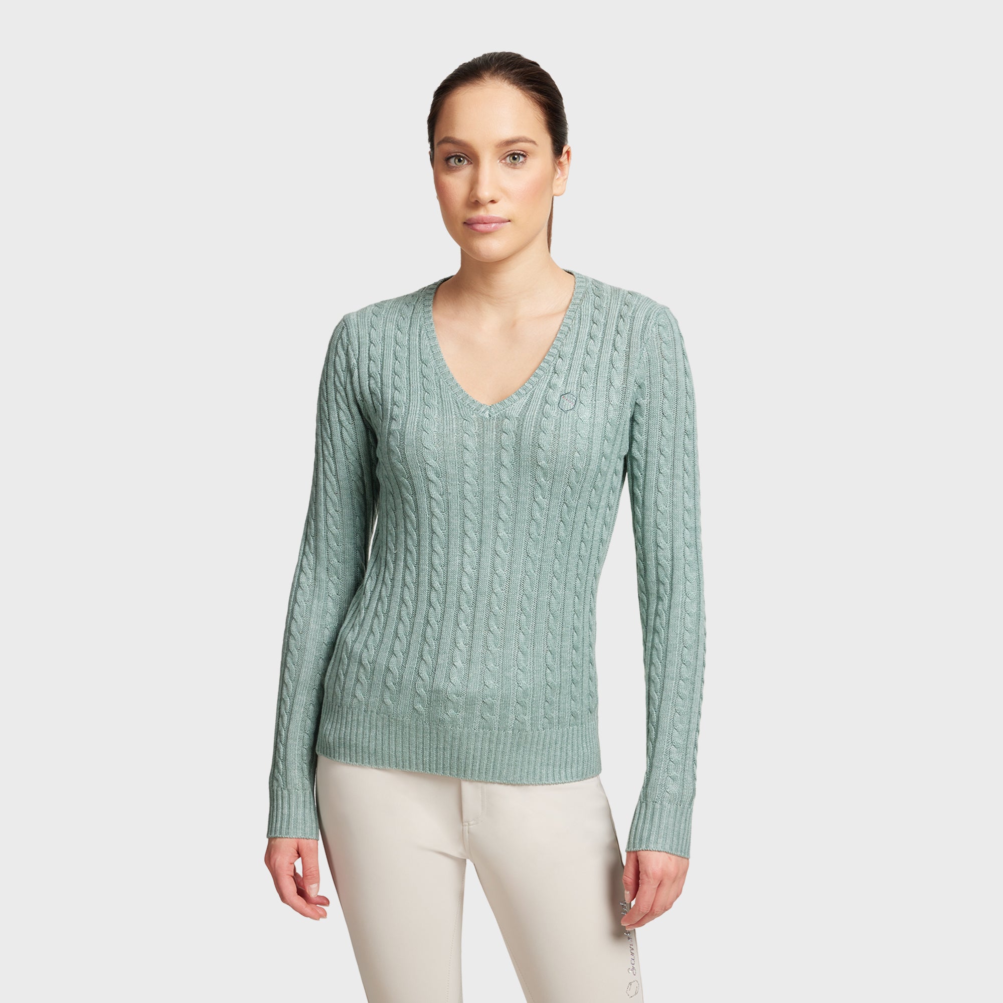 Samshield Lisa Twisted Sweater in Light Green